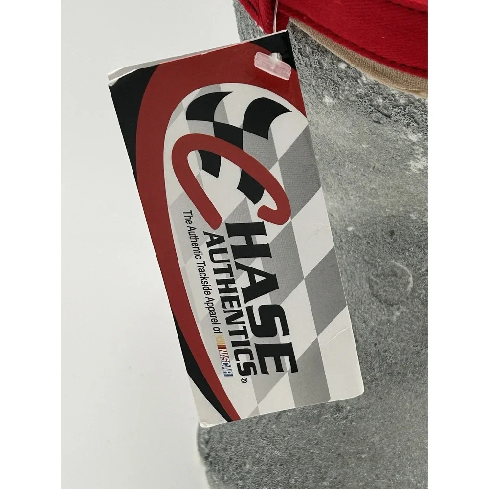 New Nascar Dale Earnhardt Jr Chase Authentics Red Visor Adult StrapBack NWT OSFM
